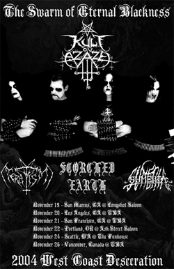 Kult Ov Azazel Tour Poster